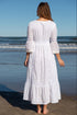 Maxikleid Weiß 5086 F FRESH COTTON